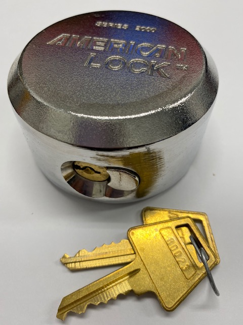 American Lock with Keys