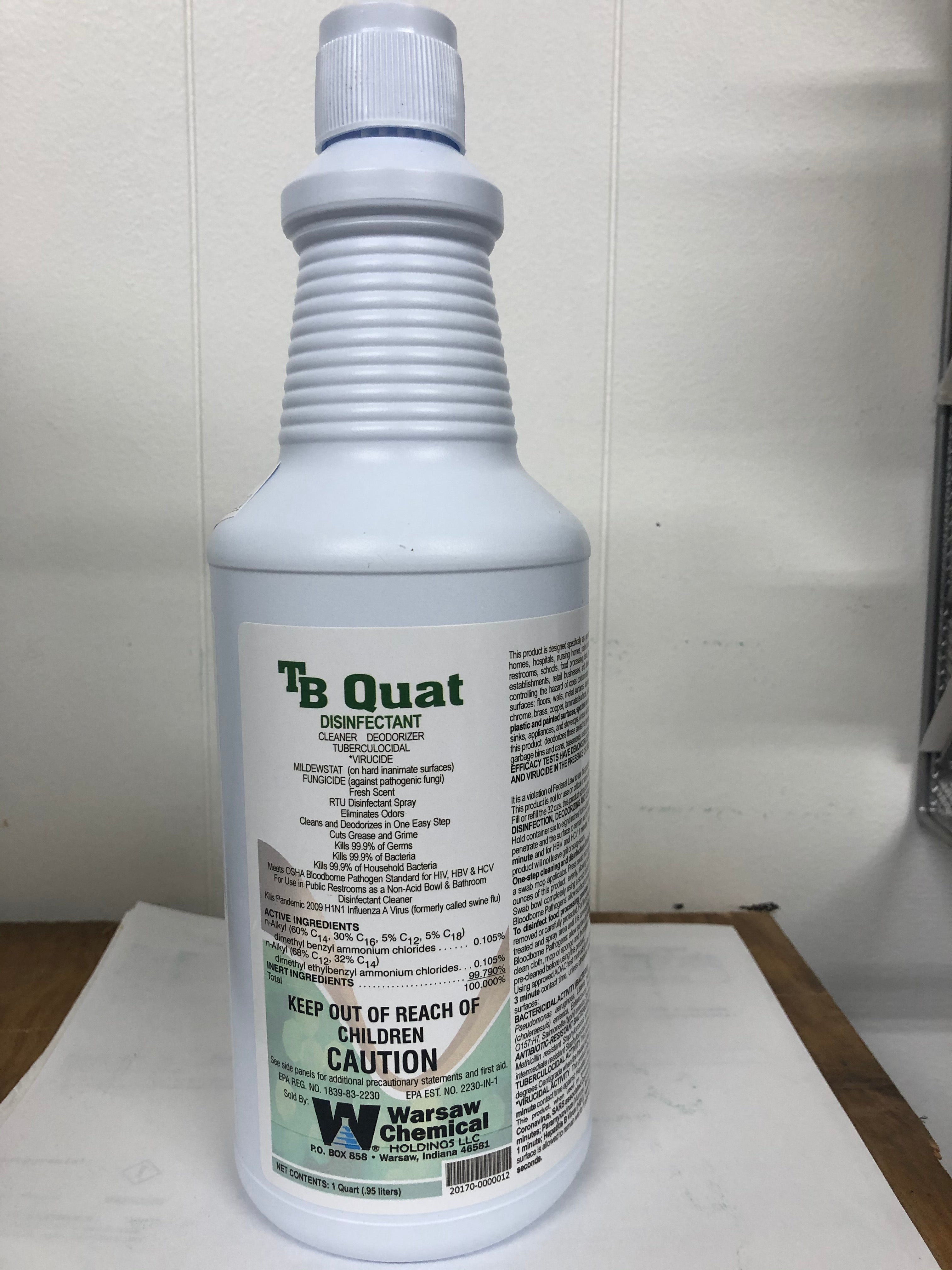 TB Quat - Disinfectant Cleaner 1 Quart with SprayTrigger